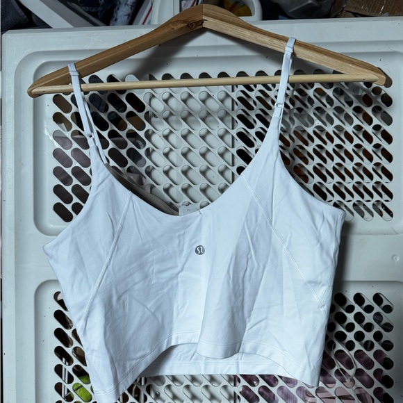 Lululemon align cropped Cami tank  A/B size 12 white NWT - Picture 12 of 12